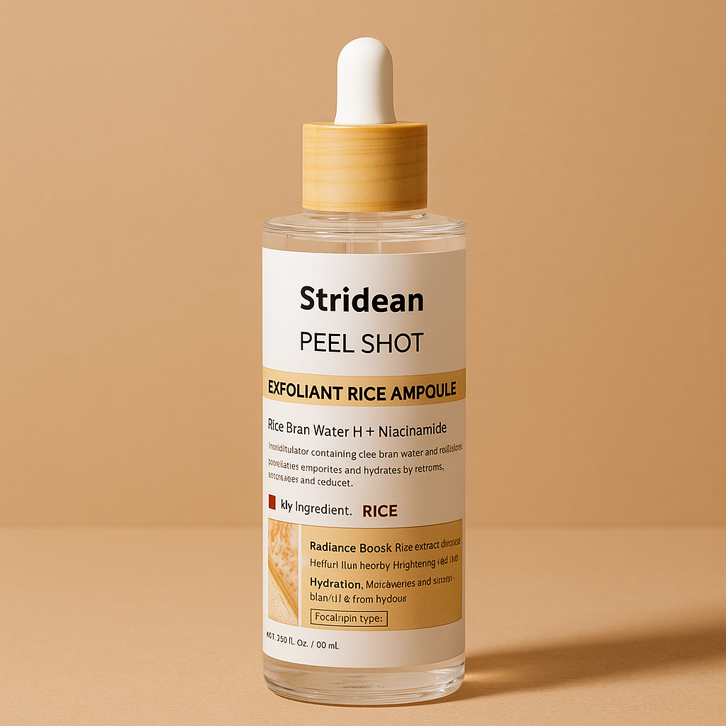 Peel Shot Glow Rice Ampoule Serums for Brightening, Exfoliating, and Moisturizing - Suitable for All Skin Types