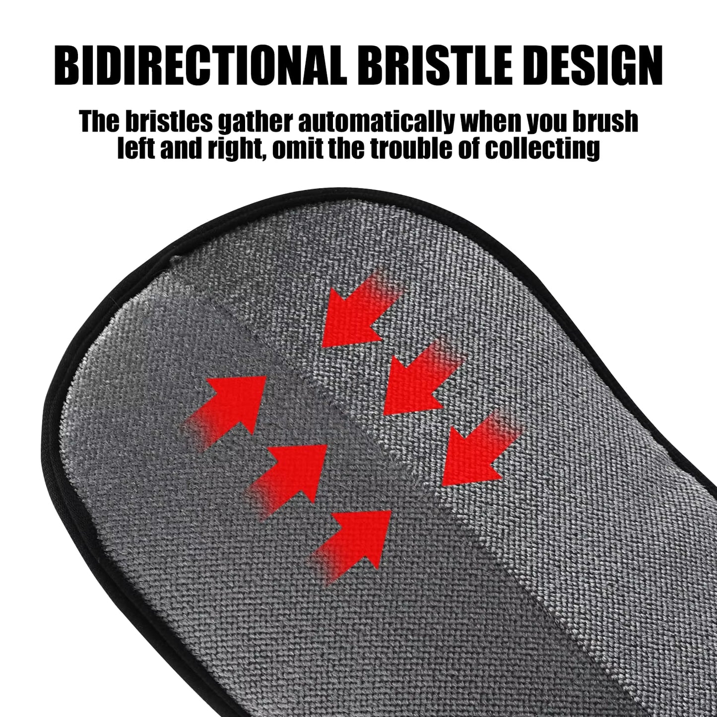 Pet Hair Removal Tool Reusable Static Removal Gloves, Double-Sided Grooming Gloves for Pets, Removes Pet Fur Hair for Carpets